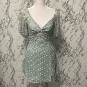 Hips Women Green Dress Size S